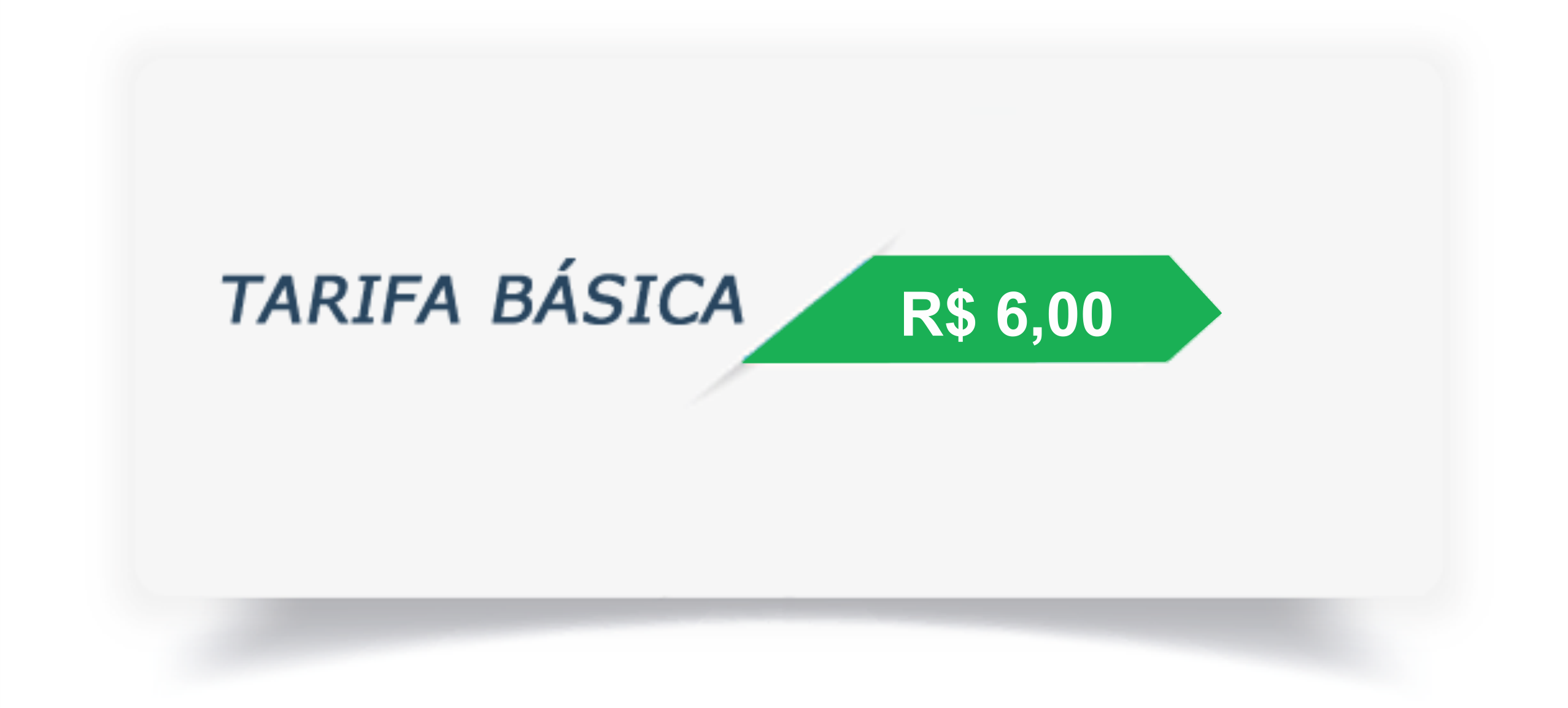 Tarifa Básica R$ 6,00